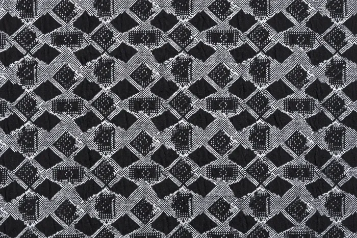 Impresión enmarcada : Material negro con patrón abstracto.
