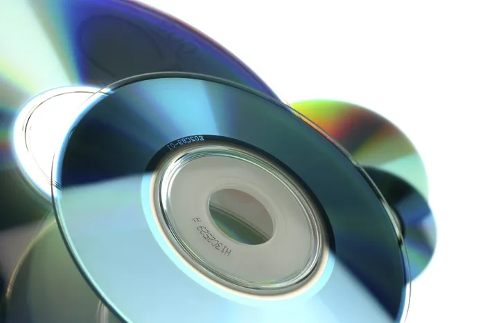 Impresión enmarcada : CDs en blanco
