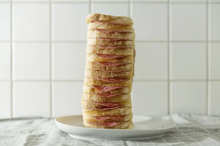 Impresión enmarcada : Pan con Salami
