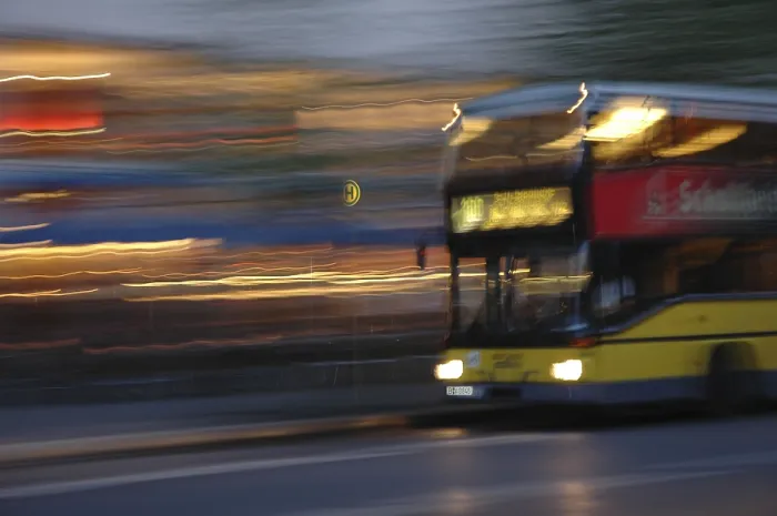 Impresión enmarcada : Bus