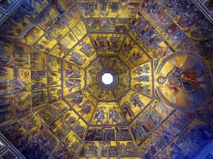Impresión enmarcada : El techo de la catedral. Impresión enmarcada : El techo de la catedral.