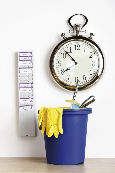Impresión enmarcada : Verificar el reloj.