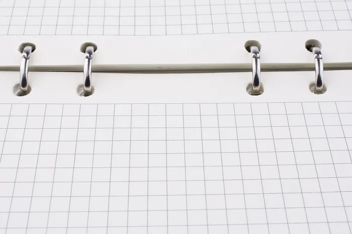 Impresión enmarcada : Cuaderno blanco revisado. Impresión enmarcada : Cuaderno blanco revisado.