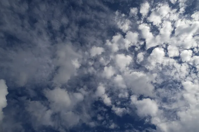 Impresión enmarcada : Nubes cirrocumuliformes