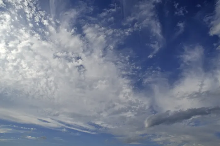 Impresión enmarcada : Nubes de cirro. Impresión enmarcada : Nubes de cirro.