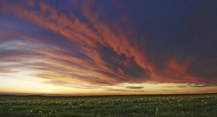 Impresión enmarcada : Frente de nubes acercándose. Impresión enmarcada : Frente de nubes acercándose.