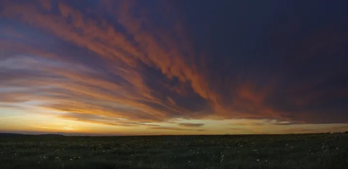 Impresión enmarcada : Frente de nubes acercándose. Impresión enmarcada : Frente de nubes acercándose.