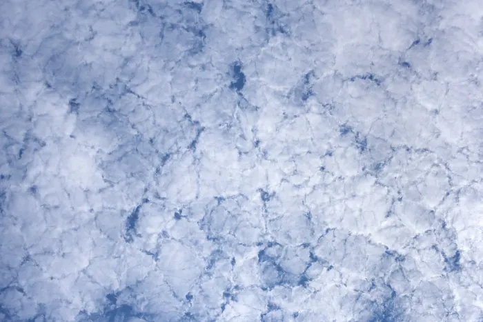Impresión enmarcada : Formación de nubes, Altocumulus floccus.