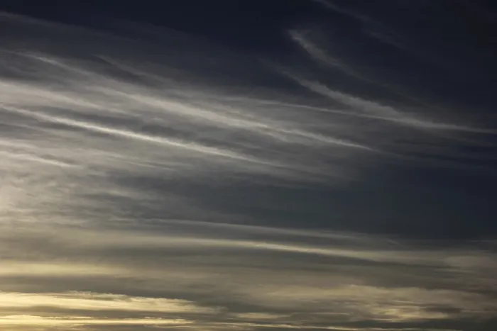 Impresión enmarcada : Rayas de nube.