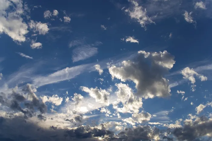 Impresión enmarcada : Nubes y cielo. Impresión enmarcada : Nubes y cielo.