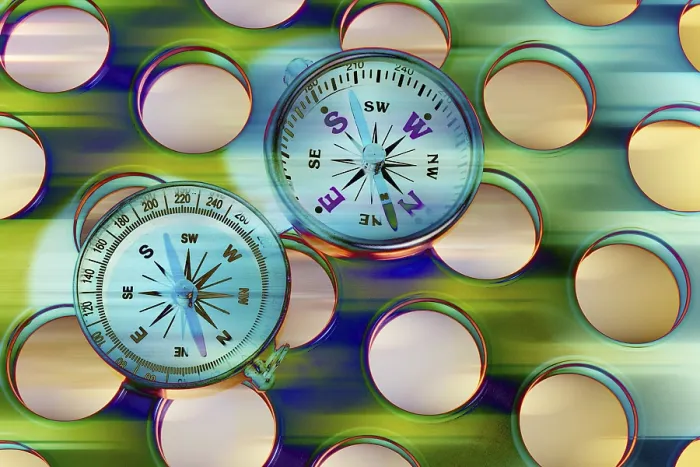 Impresión enmarcada : Compasses Impresión enmarcada : Compasses