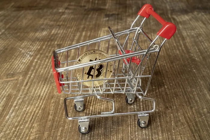 Impresión enmarcada : Concepto De Compra De Criptomoneda.