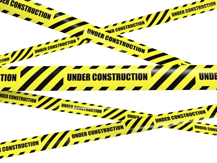 Impresión enmarcada : Fondo de concepto en construcción.
