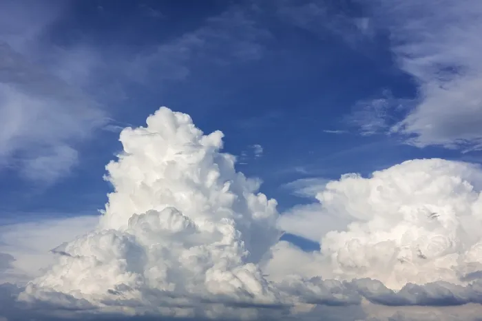 Impresión enmarcada : Nubes de cumulonimbus