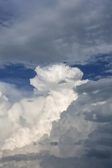 Impresión enmarcada : Nubes de cumulonimbus