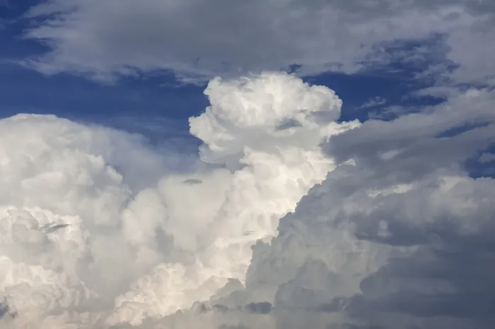 Impresión enmarcada : Nubes de cumulonimbus
