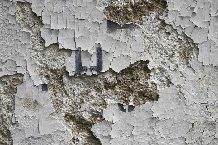 Impresión enmarcada : La decrepitud de un muro. Impresión enmarcada : La decrepitud de un muro.