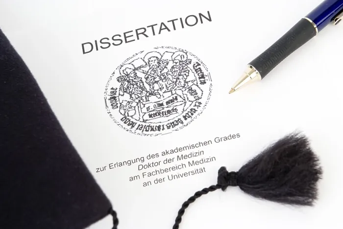 Impresión enmarcada : Dissertation