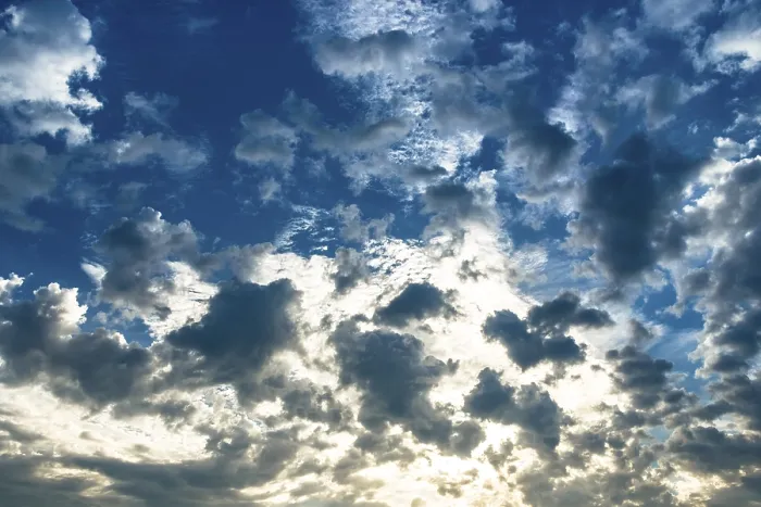 Impresión enmarcada : Nubes dramáticas en el cielo, Florencia.