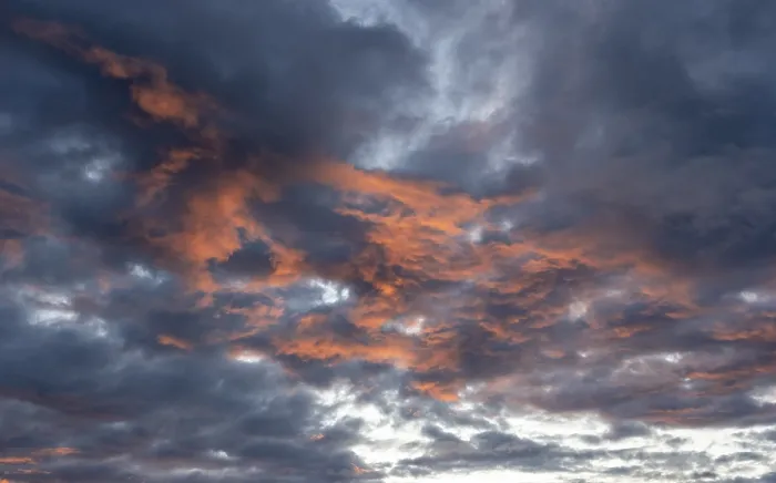 Impresión enmarcada : Nubes dramáticas al atardecer, Bodo.