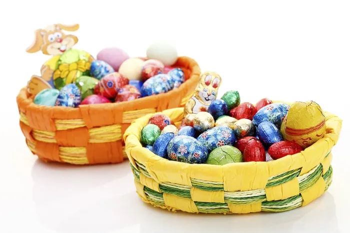 Impresión enmarcada : Cestos de Pascua