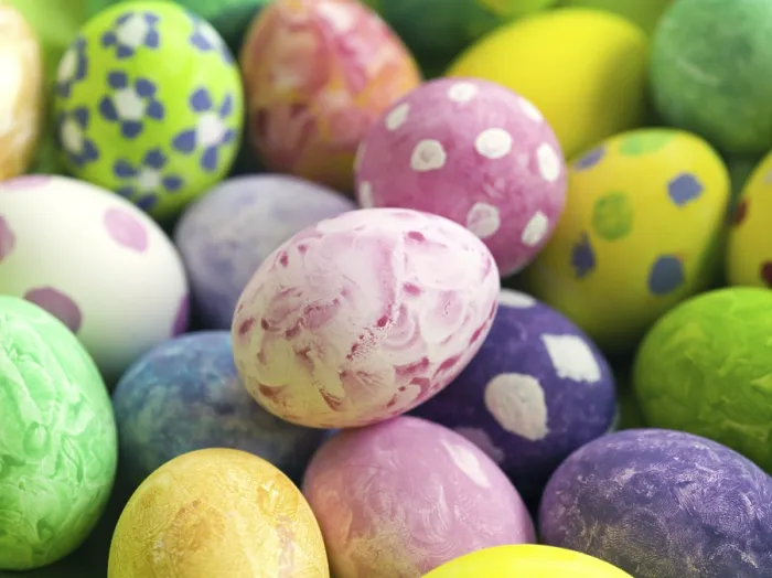 Impresión enmarcada : Huevos de Pascua Impresión enmarcada : Huevos de Pascua