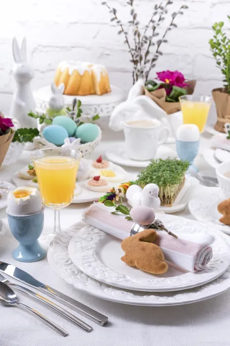Impresión enmarcada : Mesa de Pascua Impresión enmarcada : Mesa de Pascua