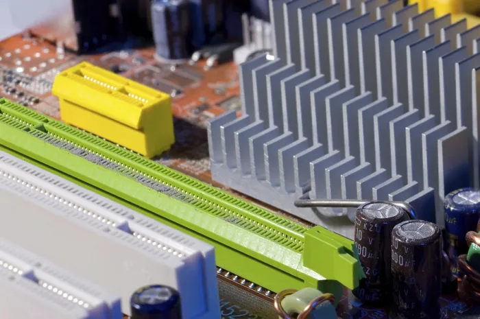 Impresión enmarcada : Tablero electrónico para la computadora.