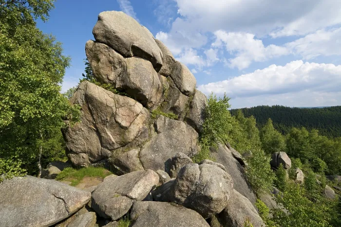 Impresión enmarcada : Feigenbaumklippe o Feigenbaumkanzel