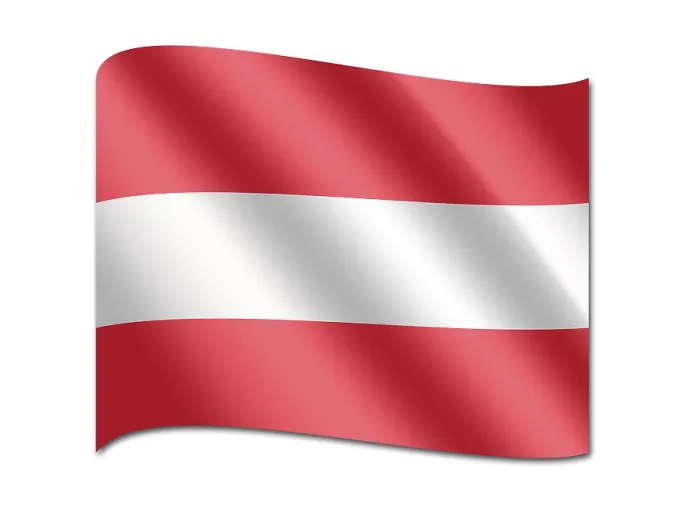 Impresión enmarcada : Bandera de Austria