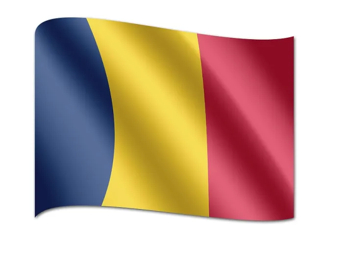 Impresión enmarcada : Bandera de Chad