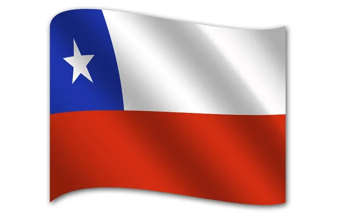 Impresión enmarcada : Bandera de Chile