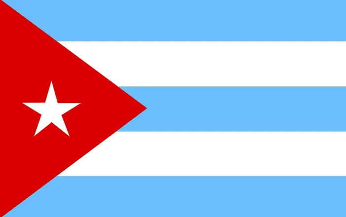 Impresión enmarcada : Bandera de Cuba Impresión enmarcada : Bandera de Cuba