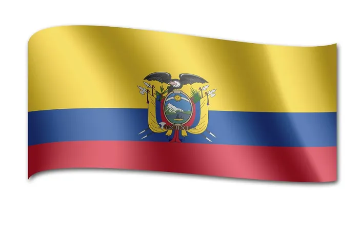 Impresión enmarcada : Bandera de Ecuador