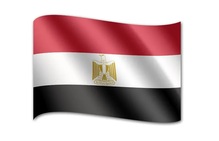 Impresión enmarcada : Bandera de Egipto Impresión enmarcada : Bandera de Egipto