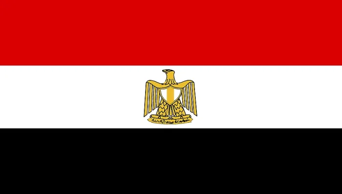 Impresión enmarcada : Bandera de Egipto