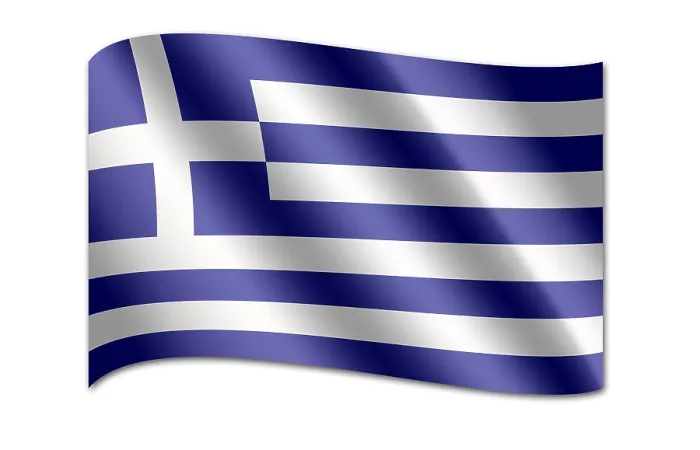 Impresión enmarcada : Bandera de Grecia