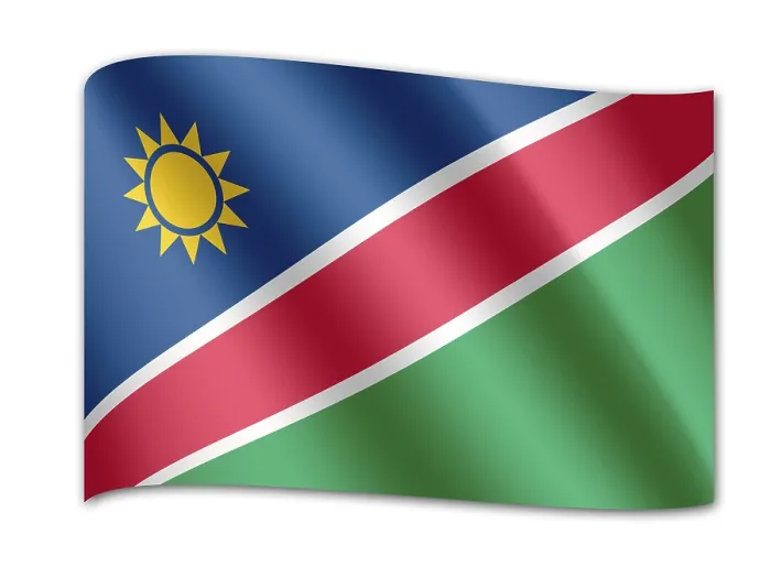 Impresión enmarcada : Bandera de Namibia Impresión enmarcada : Bandera de Namibia