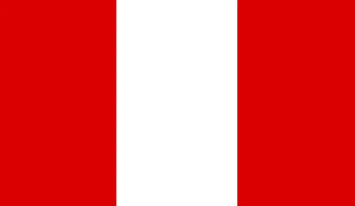 Impresión enmarcada : Bandera de Perú