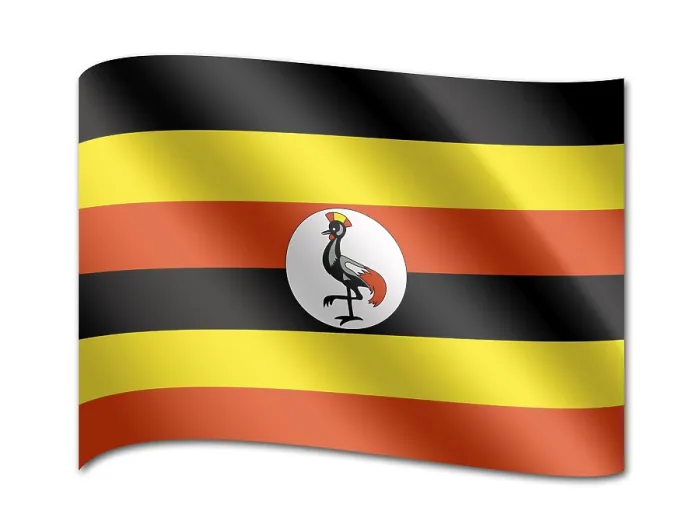 Impresión enmarcada : Bandera de Uganda Impresión enmarcada : Bandera de Uganda