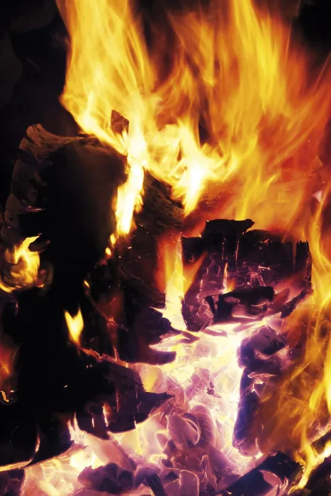 Impresión enmarcada : Flames