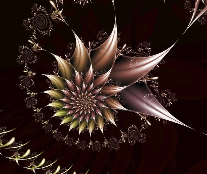 Impresión enmarcada : Objeto fractal Impresión enmarcada : Objeto fractal