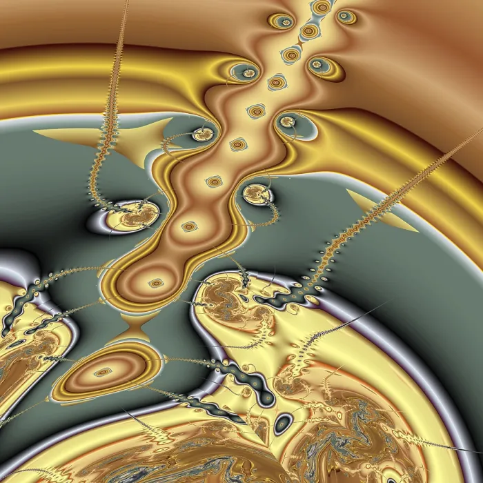 Impresión enmarcada : Objeto fractal Impresión enmarcada : Objeto fractal