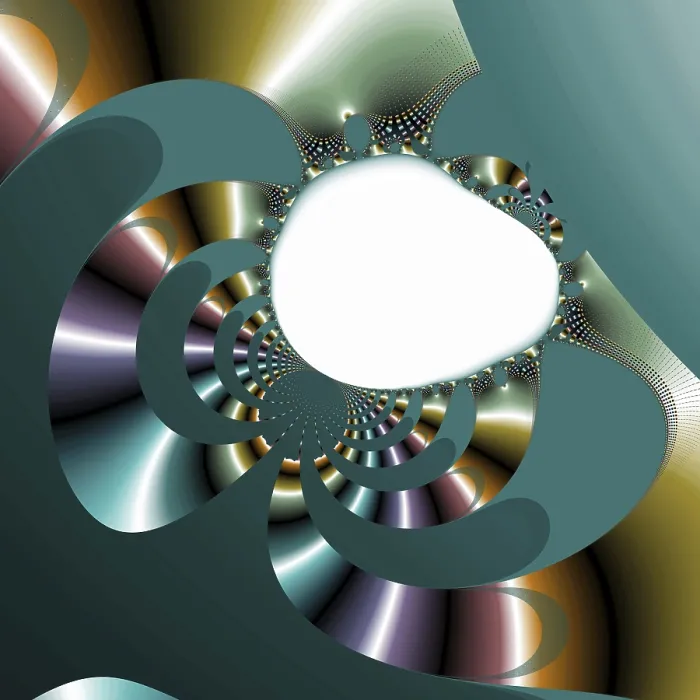Impresión enmarcada : Objeto fractal Impresión enmarcada : Objeto fractal