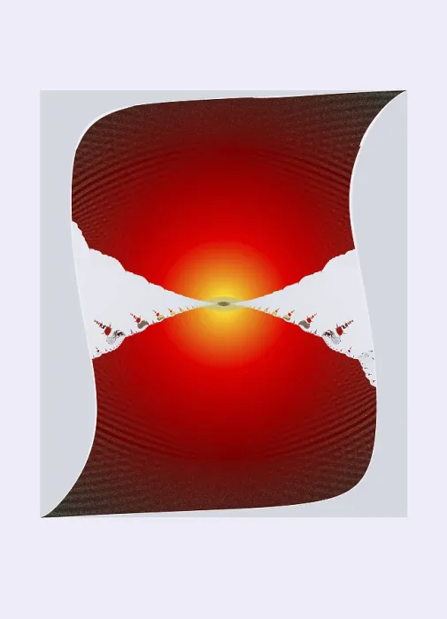 Impresión enmarcada : Objeto fractal
