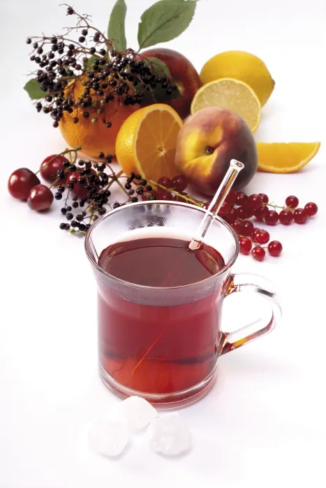 Impresión enmarcada : Té de frutas. Impresión enmarcada : Té de frutas.
