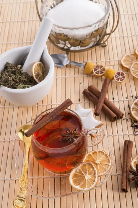 Impresión enmarcada : Té de frutas Impresión enmarcada : Té de frutas