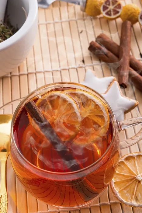 Impresión enmarcada : Té de frutas. Impresión enmarcada : Té de frutas.