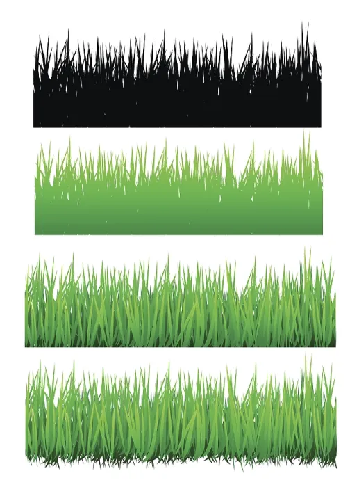 Impresión enmarcada : Vector de hierba, con borde sin solución. Impresión enmarcada : Vector de hierba, con borde sin solución.