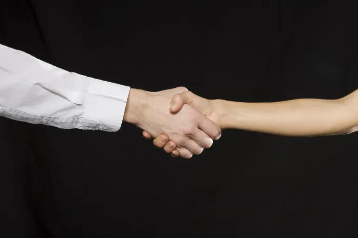 Impresión enmarcada : Handshake Impresión enmarcada : Handshake
